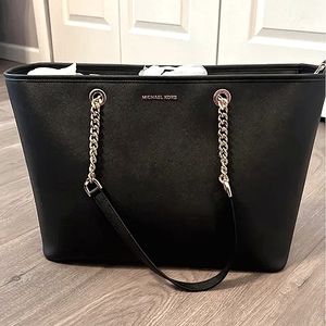 Michael Kors Jet Set Black Handbag